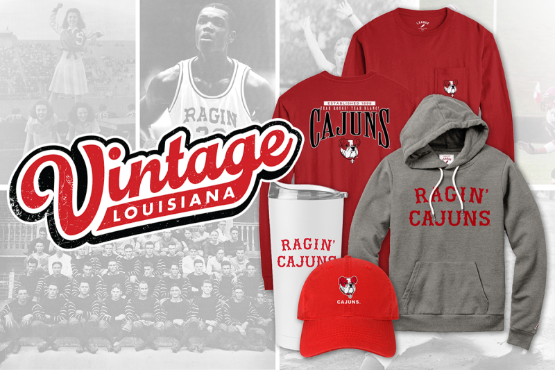 On Monday, BC launches its Vintage Louisiana Collection, a retro-themed line of gear and non-apparel merchandise.
